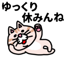 MIKAWABEN sticker pretty cat. sticker #13531234
