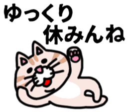 MIKAWABEN sticker pretty cat. sticker #13531234