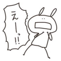 cute rabbits sticker sticker #13531395