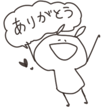 cute rabbits sticker sticker #13531398