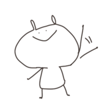 cute rabbits sticker sticker #13531429