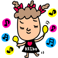 Many set keiko sticker #13531460