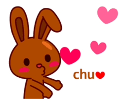 Chocolate rabbits Animated sticker #13531641