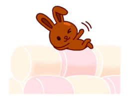 Chocolate rabbits Animated sticker #13531652