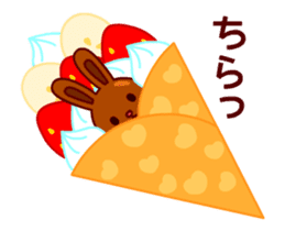 Chocolate rabbits Animated sticker #13531653
