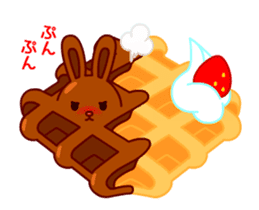 Chocolate rabbits Animated sticker #13531655