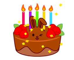 Chocolate rabbits Animated sticker #13531657