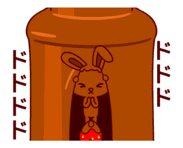 Chocolate rabbits Animated sticker #13531658