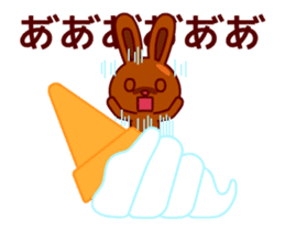 Chocolate rabbits Animated sticker #13531659