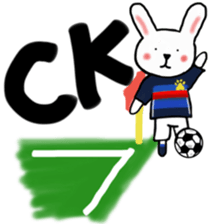 The animals which support soccer sticker #13532425