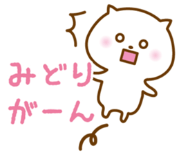 Sticker of MIDORI sticker #13532548