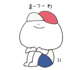 a bun with a bean-jam3 sticker #13532693