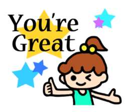 The words that shortened English. sticker #13532893