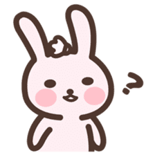 Badminton Rabbit 2 sticker #13533193