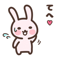 Badminton Rabbit 2 sticker #13533208