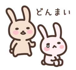 Badminton Rabbit 2 sticker #13533210