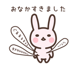 Badminton Rabbit 2 sticker #13533218