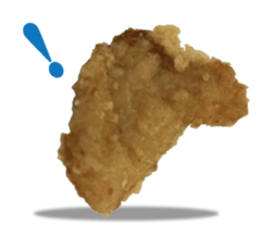 Mr. food fried without coat sticker #13533244