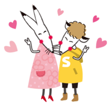 Lovely Fox sticker #13534016