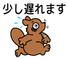 Drunkard racoon dog sticker #13534240
