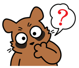 Drunkard racoon dog sticker #13534246