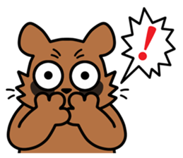 Drunkard racoon dog sticker #13534247