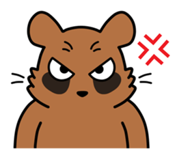Drunkard racoon dog sticker #13534250