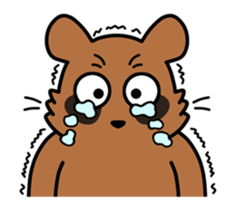 Drunkard racoon dog sticker #13534252