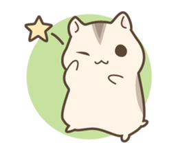 winsome hamster! sticker #13534491