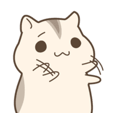 winsome hamster! sticker #13534494