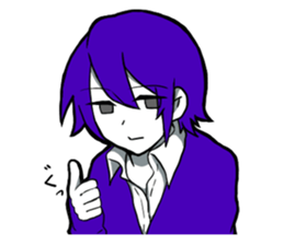 faintness boy sticker #13534601