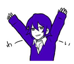 faintness boy sticker #13534602