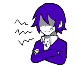 faintness boy sticker #13534603