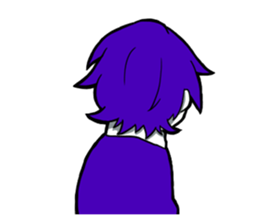 faintness boy sticker #13534604