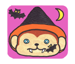 Saruru's autumn and Halloween sticker sticker #13534670