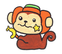 Saruru's autumn and Halloween sticker sticker #13534673