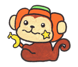 Saruru's autumn and Halloween sticker sticker #13534673