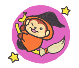 Saruru's autumn and Halloween sticker sticker #13534676