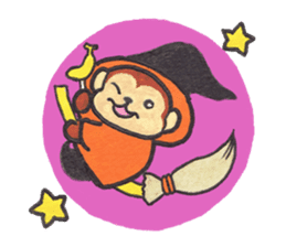 Saruru's autumn and Halloween sticker sticker #13534676