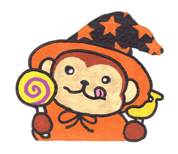 Saruru's autumn and Halloween sticker sticker #13534677