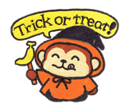 Saruru's autumn and Halloween sticker sticker #13534678