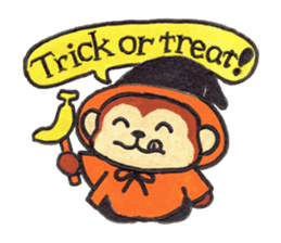 Saruru's autumn and Halloween sticker sticker #13534678