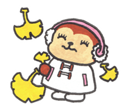 Saruru's autumn and Halloween sticker sticker #13534683