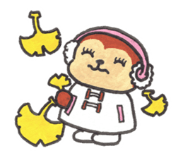 Saruru's autumn and Halloween sticker sticker #13534683