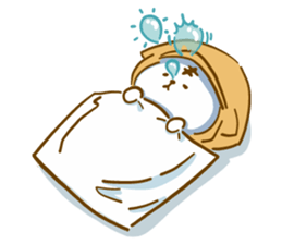 Van cat with his yellow rain coat sticker #13534867