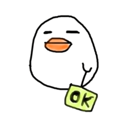 bird is no eye sticker #13534970