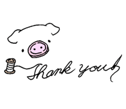 Oink Pig (In English) sticker #13535137