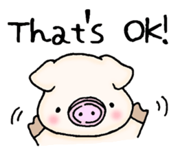 Oink Pig (In English) sticker #13535138