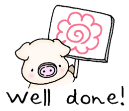Oink Pig (In English) sticker #13535142