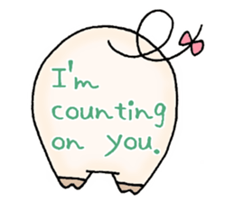 Oink Pig (In English) sticker #13535143